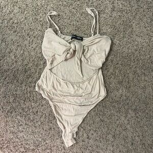 Beige Bodysuit